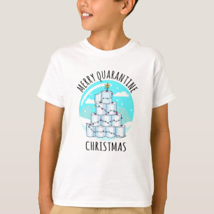 Merry Quarantine Christmas Tree Toilet Paper T-Shirt