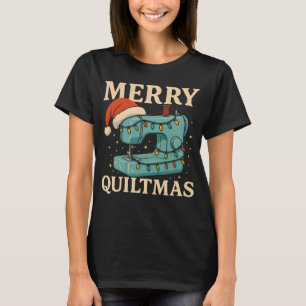 Merry Quiltmas Sewing Machine 5 T-Shirt