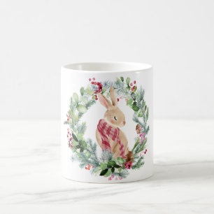 Merry Rabbit Christmas elegant Coffee Mug