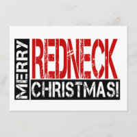 Merry Redneck Christmas! Funny Party Invitation