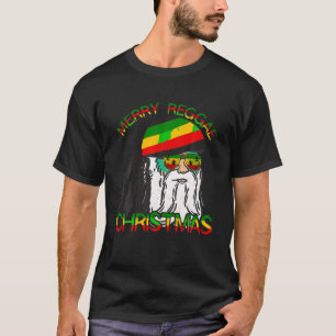 Merry Reggae Christmas Rasta Santa Xmas Rastafari  T-Shirt