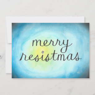 Merry Resistmas flat card