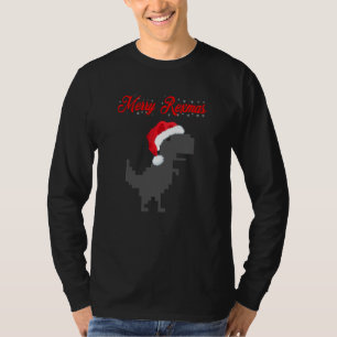 Merry Rexmas Santa Trex Dino Toddler Boys Christma T-Shirt