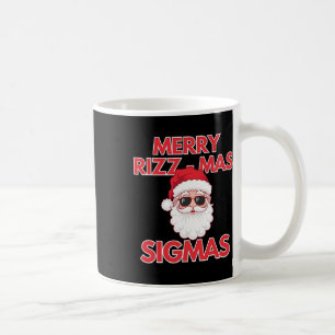 Merry Rizz Mas Sigmas Christmas Rizzmas Funny Sant Coffee Mug
