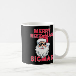 Merry Rizz Mas Sigmas Funny Santa Claus Christmas  Coffee Mug