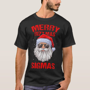 Merry Rizz Mas Sigmas Gen Alpha Middle School T-Shirt
