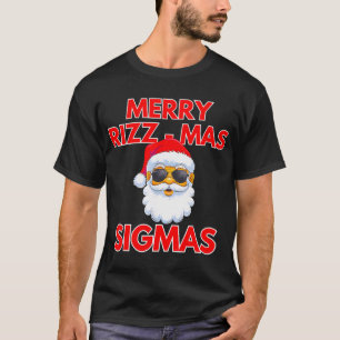 Merry Rizz Mas Sigmas Gen Alpha Middle School T-Shirt
