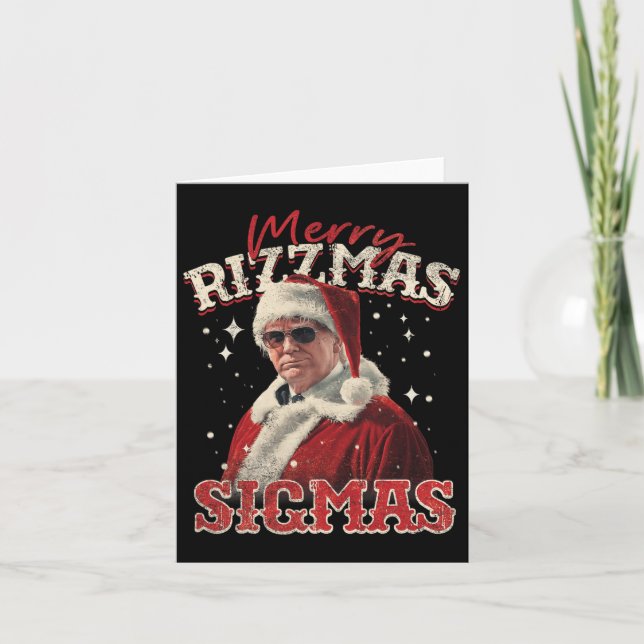 Merry Rizz Mas Sigmas- Gen Alpha Middle School Tru Card (Front)
