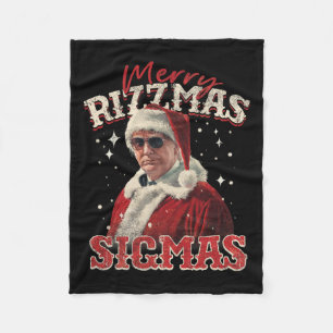 Merry Rizz Mas Sigmas- Gen Alpha Middle School Tru Fleece Blanket