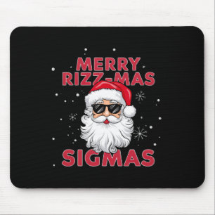Merry Rizz Mas Sigmas Santa Christmas Mouse Mat