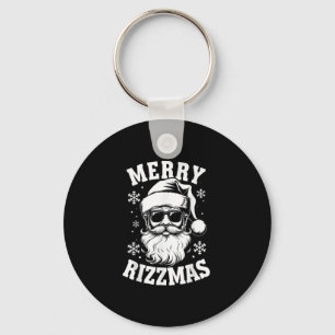Merry Rizzmas Funny Christmas Santa Claus Happy Ch Key Ring