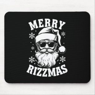 Merry Rizzmas Funny Christmas Santa Claus Happy Ch Mouse Mat