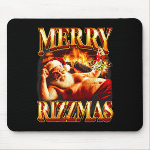 Merry Rizzmas Kids Teens School Funny Christmas Sa Mouse Mat