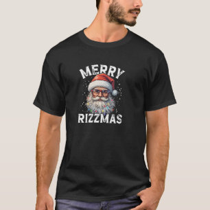 Merry Rizzmas Kids Teens School Funny Christmas Sa T-Shirt