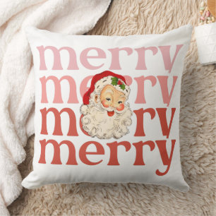 Merry santa christmas cushion