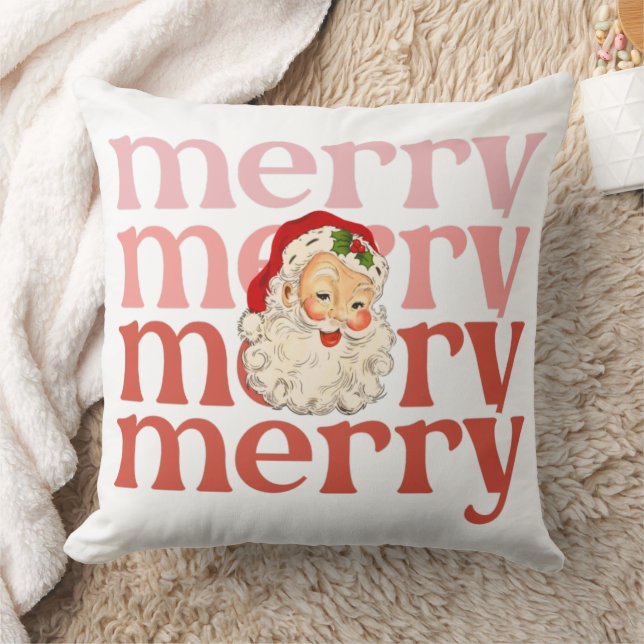 Merry santa christmas cushion (Blanket)