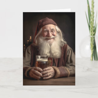 Merry Santa Christmas Holiday Card