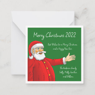 Merry Santa Claus Card