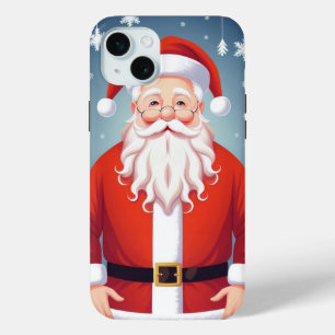 Merry Santa Claus iPhone 15 Mini Case