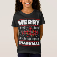 Merry Sharkmas Christmas Shark Lover Funny Xmas Ho