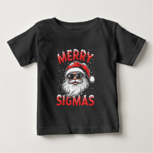 Merry Sigmas Funny Gen Alpha Middle School Christm Baby T-Shirt