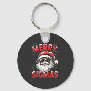 Merry Sigmas Funny Gen Alpha Middle School Christm Key Ring