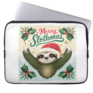 Merry Sloath christmas Laptop Sleeve