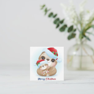 Merry Slothmas Card
