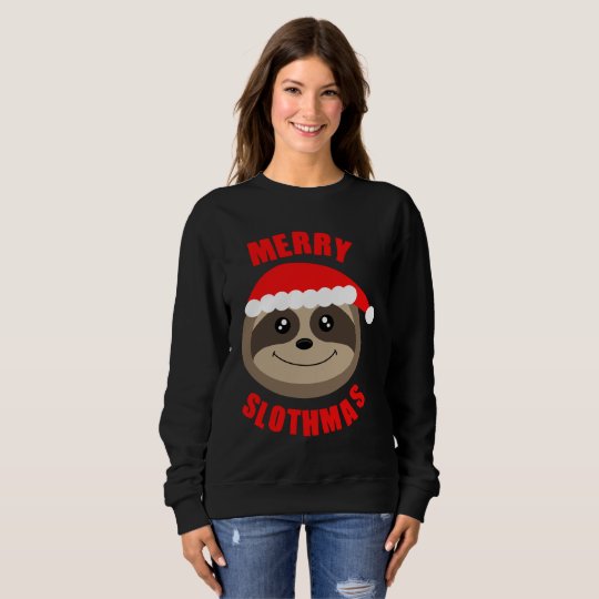 christmas sloth jumper