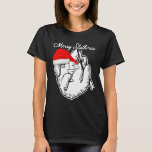 Merry Slothmas Funny Sloth Christmas Item T-Shirt