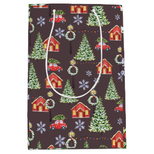 Merry Slothmas Sloth Cute Xmas Christmas Medium Gift Bag