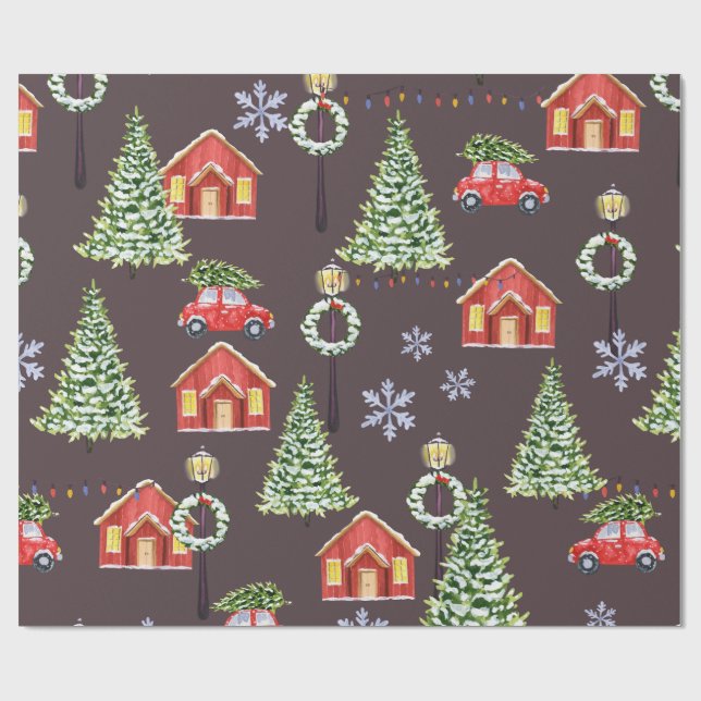 Merry Slothmas Sloth Cute Xmas Christmas  Wrapping Paper (Flat)