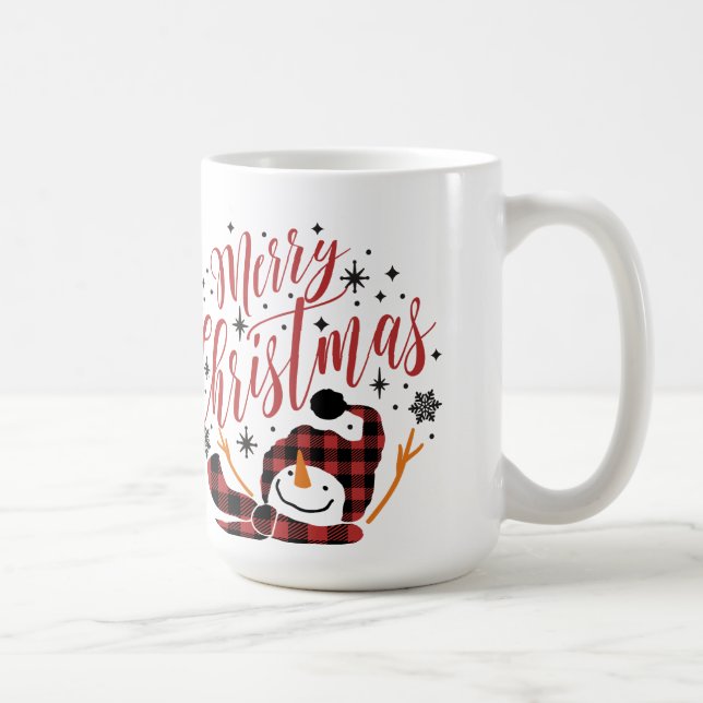 Merry Snowman Coffee Mug (Right)
