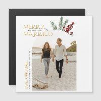 Merry Soon To Be Married Christmas Save The Date M