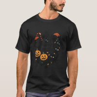 Merry Spooky Halloween Christmas Cute Cats Pumpkin