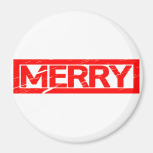 Merry Stamp Magnet