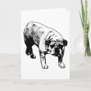 Merry & Steady Bulldog Card