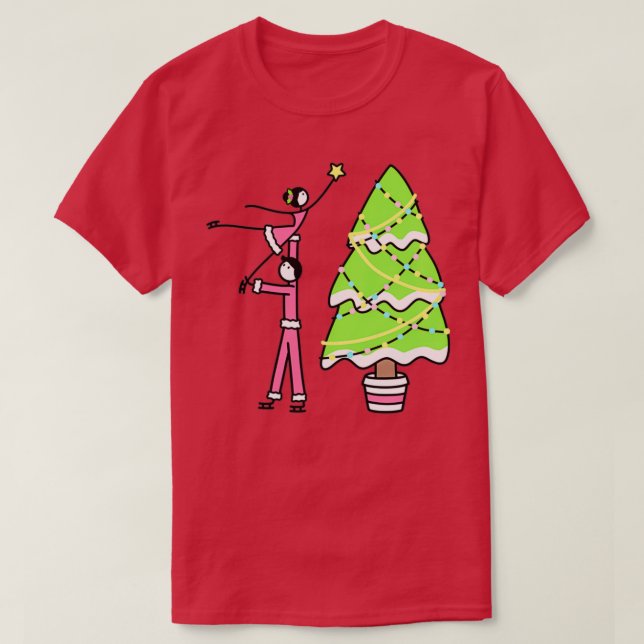 Merry Stickmas T-Shirt (Design Front)