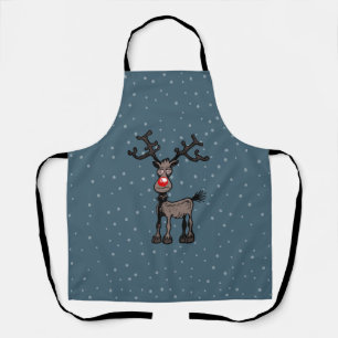 Merry Stressmas with Rudolph Apron