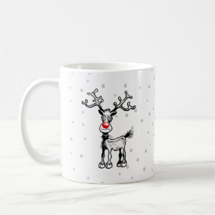 Merry Stressmas with Rudolph on a Mug