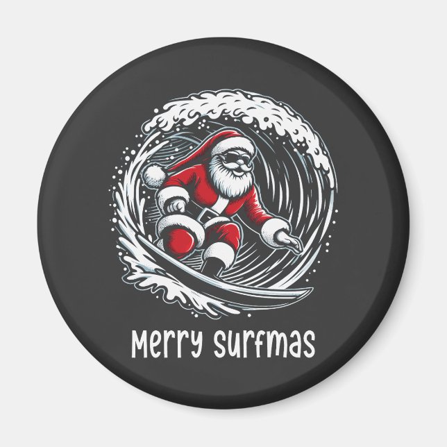 Merry Surfmas Magnet (Front)