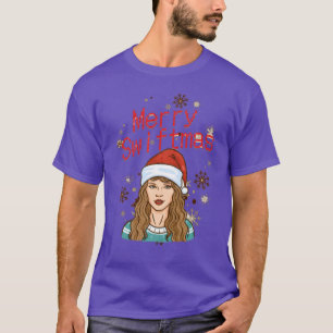 Merry Swiftmas funny holidays gift idea for swifty T-Shirt