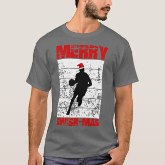 Merry swishmas christmas basketball  T-Shirt