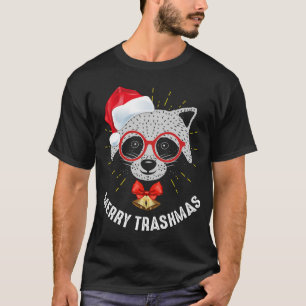 Merry Trashmas Funny Christmas Racoon Trash Panda T-Shirt