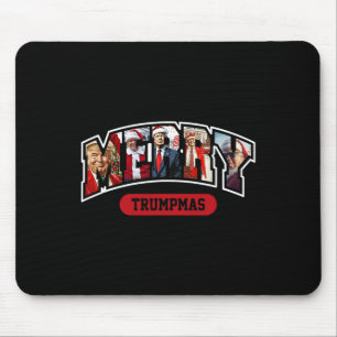 Merry Trumpmas Christmas Trump Pyjamas  Mouse Mat