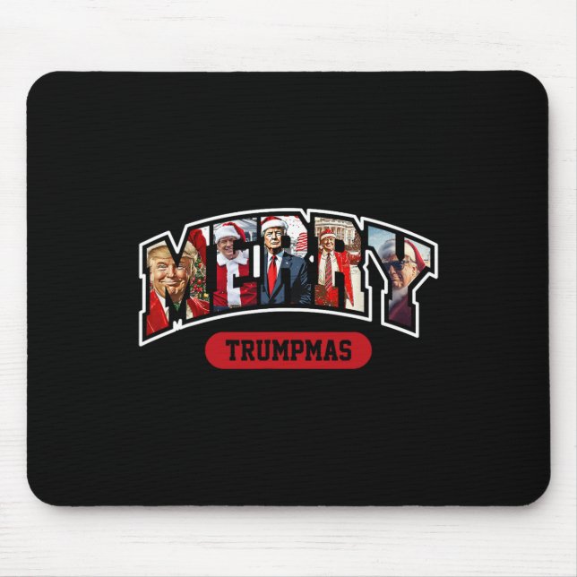 Merry Trumpmas Christmas Trump Pyjamas  Mouse Mat (Front)