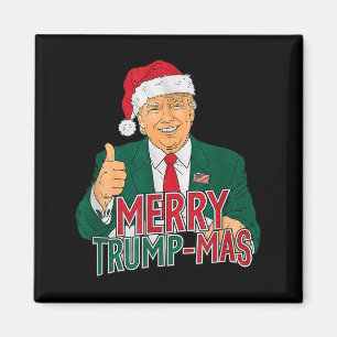 Merry Trumpmas Funny Trump Christmas Magnet