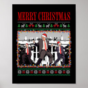 Merry Trumpmas - Santa Claus Donald Trump Dance Poster