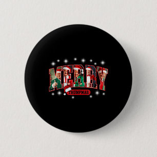 Merry Trumpmas Santa Trump Funny Christmas Pyjamas 6 Cm Round Badge