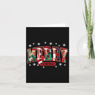 Merry Trumpmas Santa Trump Funny Christmas Pyjamas Card